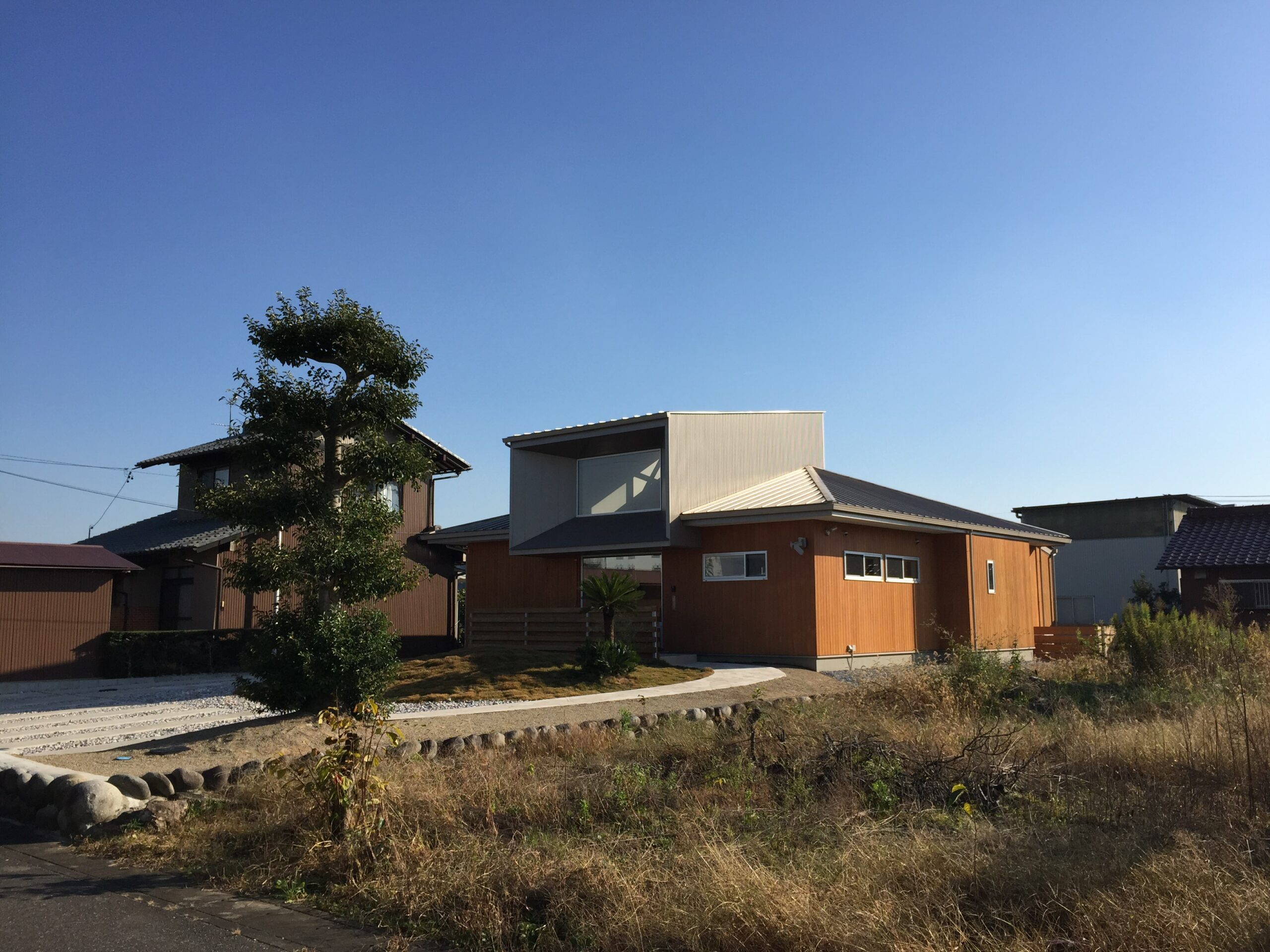 岐阜県羽島市「回光の家」木造平屋建　竣工写真撮影