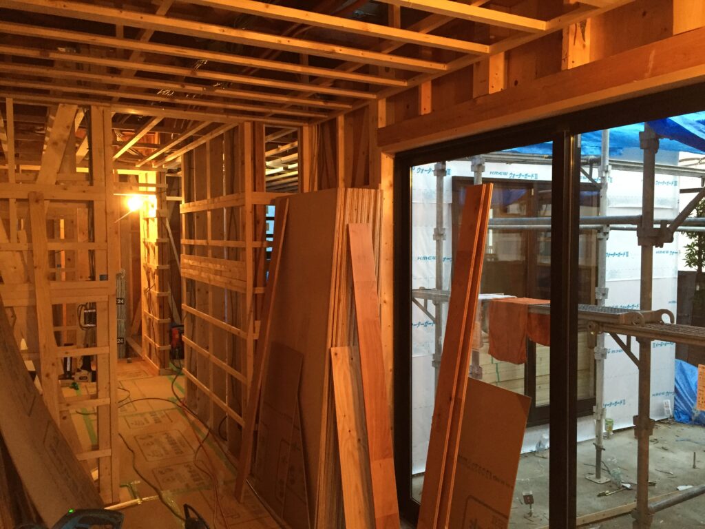 愛知県一宮市「あずらの家」　築15年リノベーション　現場