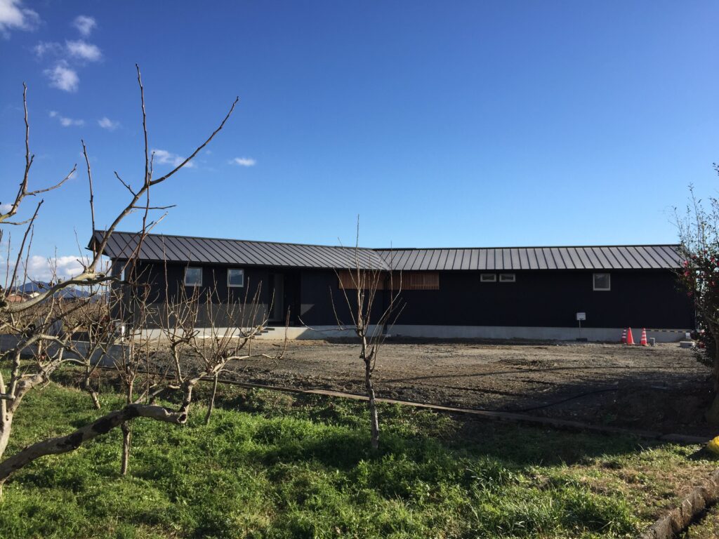 岐阜県本巣市「本巣の家」木造平屋建　現場