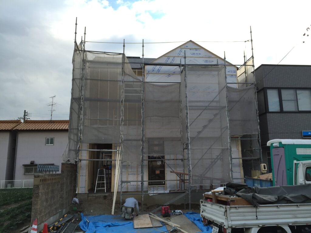 愛知県一宮市「あずらの家」　築15年リノベーション　現場