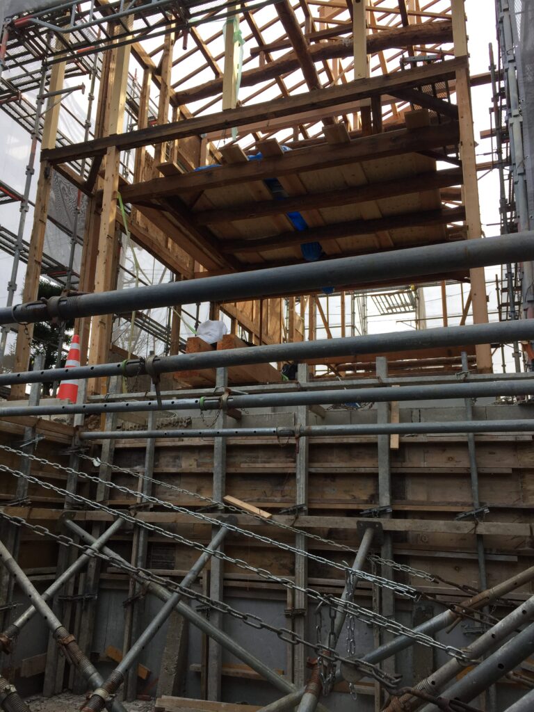 愛知県岡崎市「西魚の家」築46年リノベーション　現場