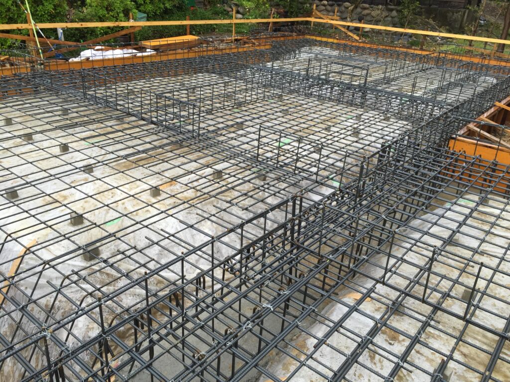 愛知県東海市「大田の家」木造2階建　2世帯住宅　配筋検査