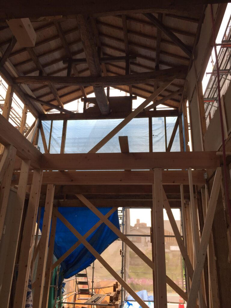 愛知県岡崎市「西魚の家」築46年リノベーション　現場