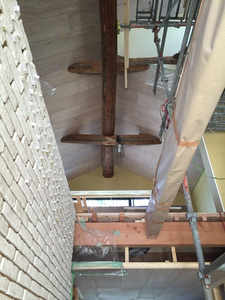 愛知県岡崎市「西魚の家」築46年リノベーション　現場