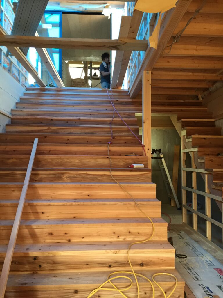 愛知県岡崎市「西魚の家」築46年リノベーション　現場