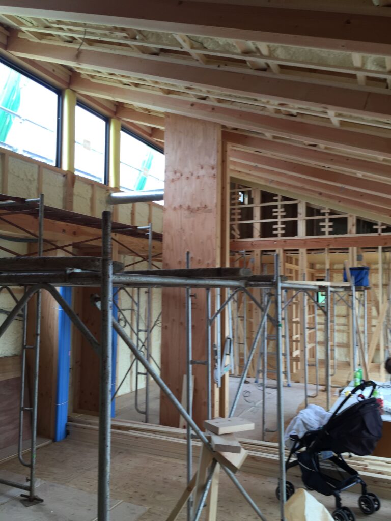 三重県桑名市「七和の家」木造平屋建　現場