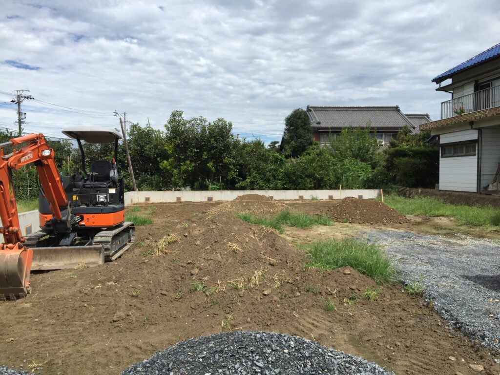 岐阜県海津市　「駒ｹ江の家」　木の家　現場