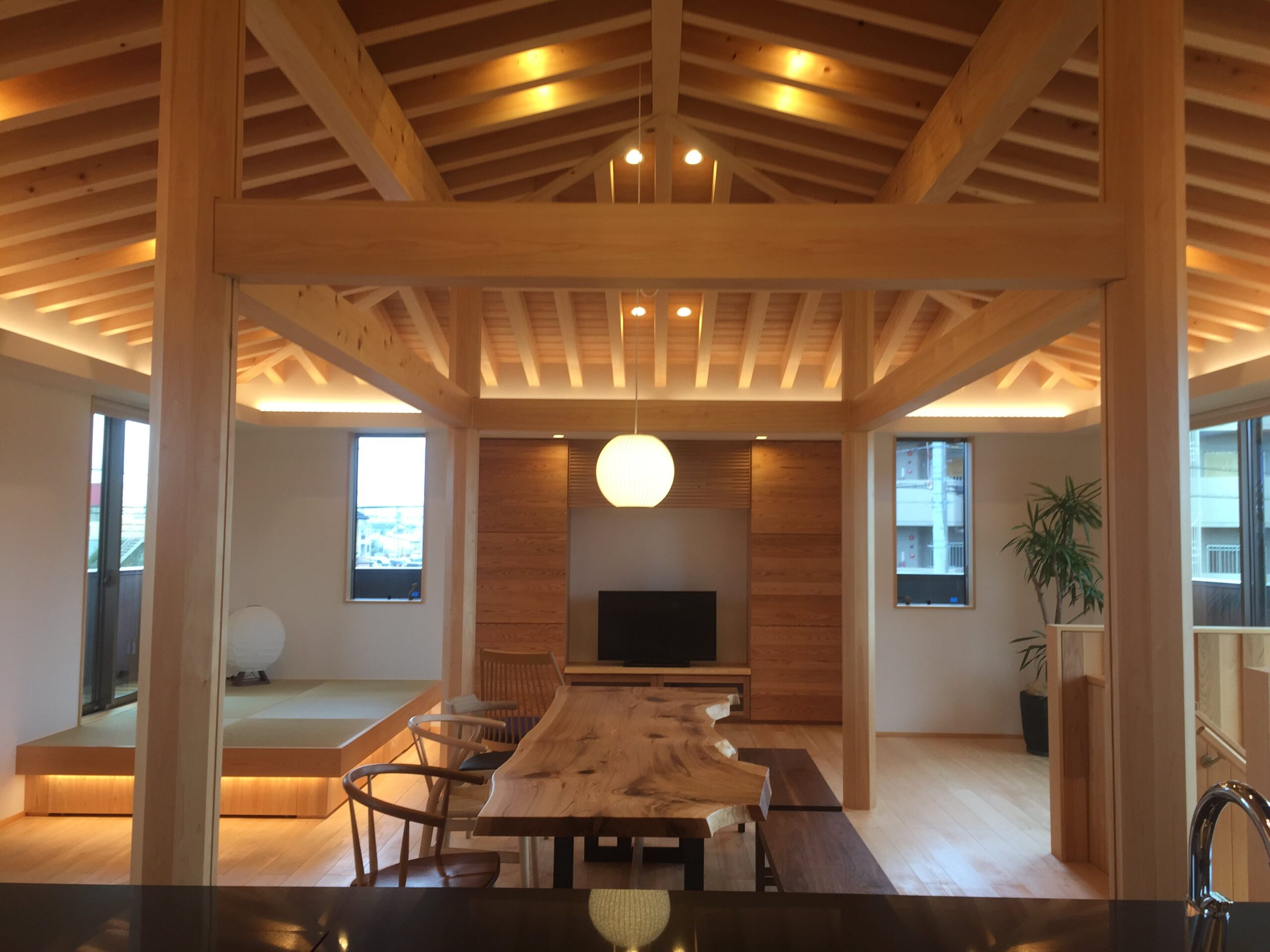 愛知県小牧市「桑原木材㈱モデルハウス」　国産材　木の家　プレオープン
