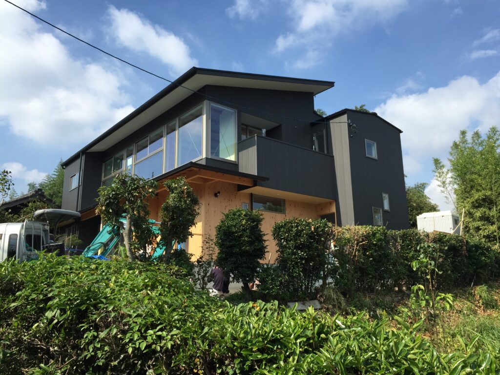 愛知 東海市「大田の家」　国産材　2世帯住宅　現場