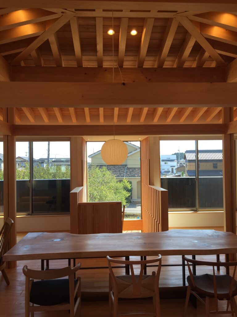 愛知 小牧市「桑原木材㈱モデルハウス」　国産材　木の家　撮影