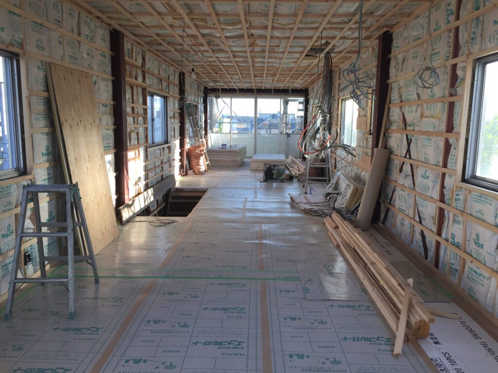 岐阜　岐阜市　「築40年ビル　住宅リノベーション」　ビルリノベ　現場