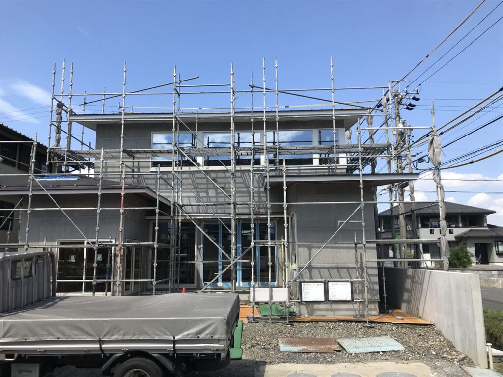 岐阜県養老町　「構の家」　木の家　現場