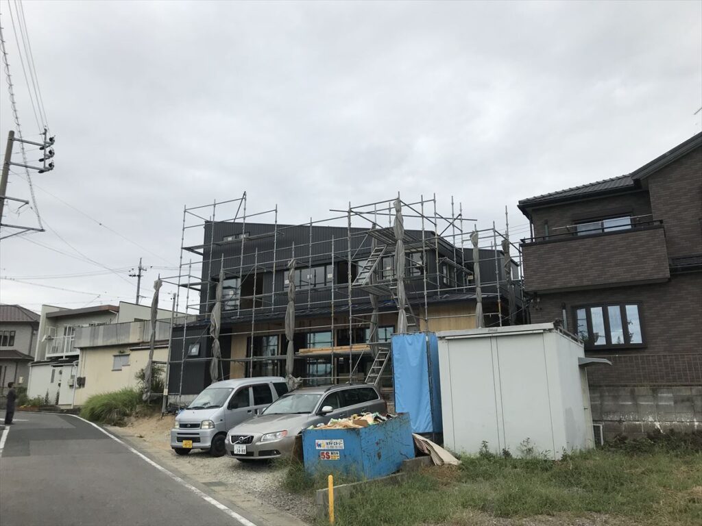 愛知県岡崎市　「上地の家」　木の家　現場