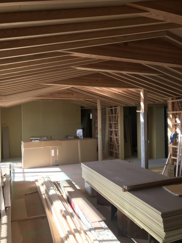 愛知県岡崎市　「上地の家」　木の家　現場