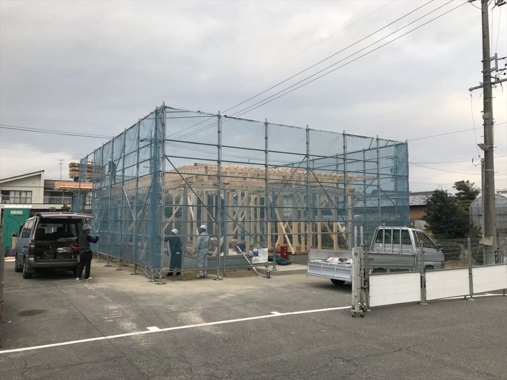 一宮市　「調剤薬局」新築工事　上棟