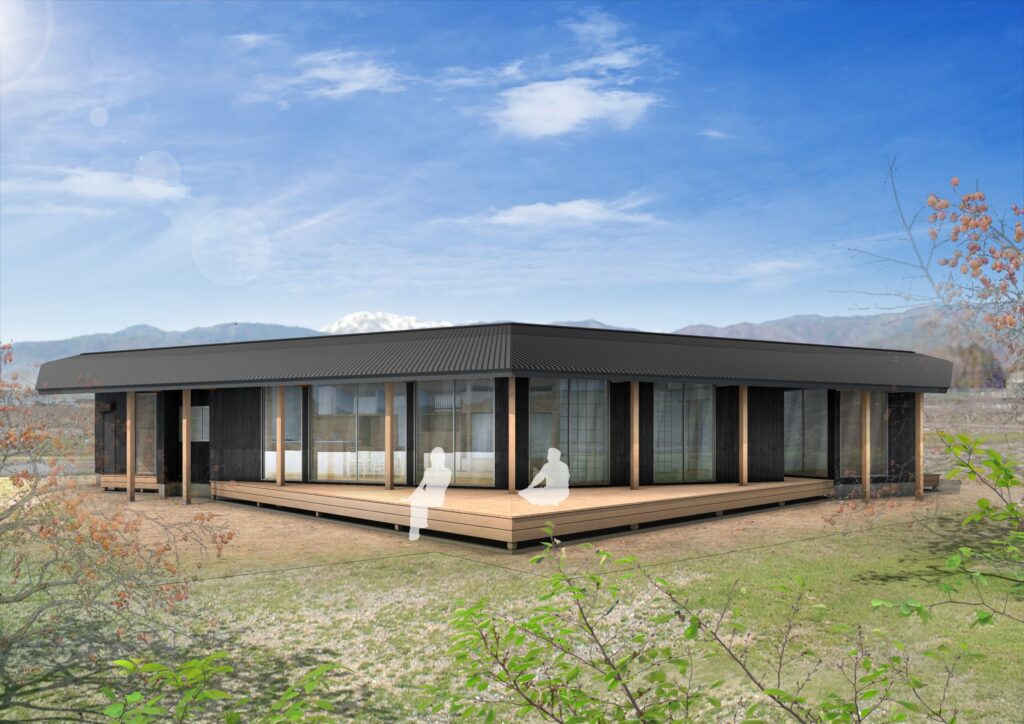 岐阜県本巣市「本巣の家」木造平屋建　現場