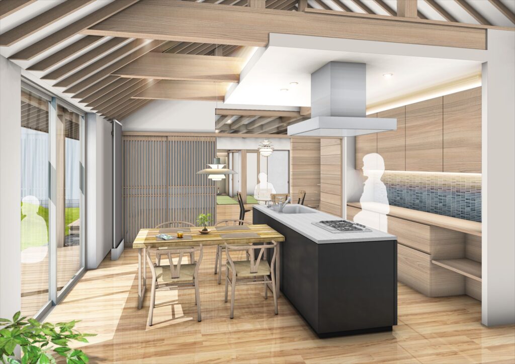 愛知県一宮市　「苅安賀の家」　木の家　現場