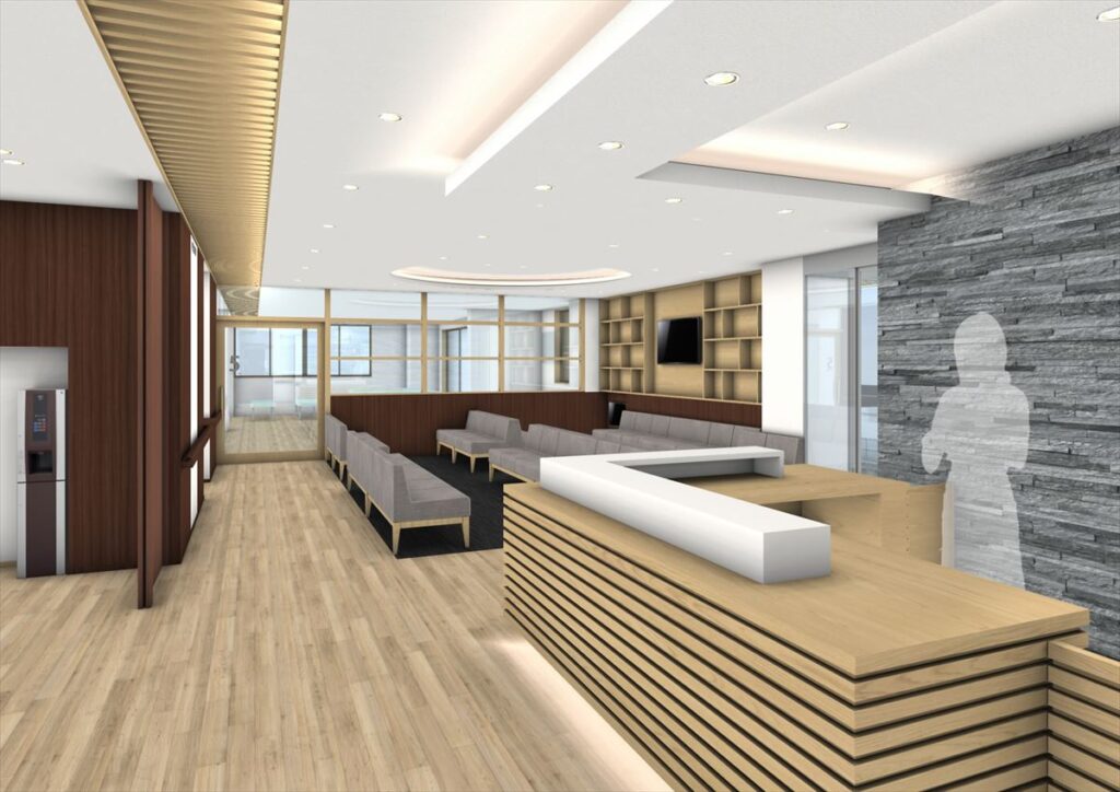 愛知県一宮市　「森整形外科クリニック」工事　２階現場