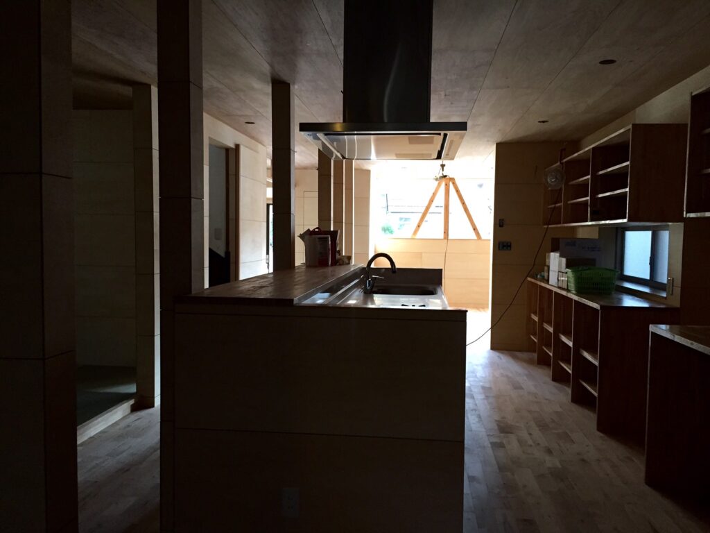 愛知県名古屋市「尾頭橋の家」　築90年リノベーション　現場