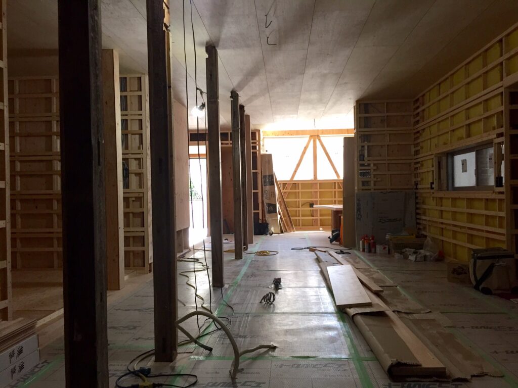 愛知県名古屋市「尾頭橋の家」　築90年リノベーション　現場