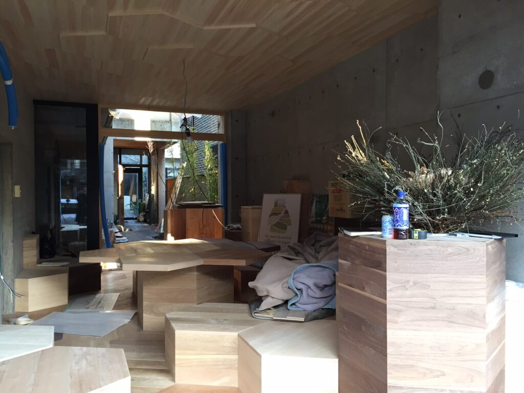 愛知県犬山市「犬山プロジェクト　カフェ」リノベーション　現場