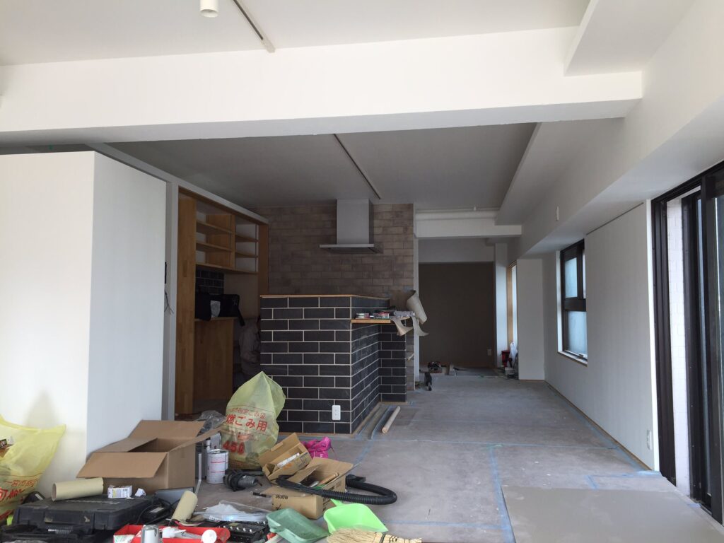 愛知県刈谷市「繭」マンションリノベーション　現場