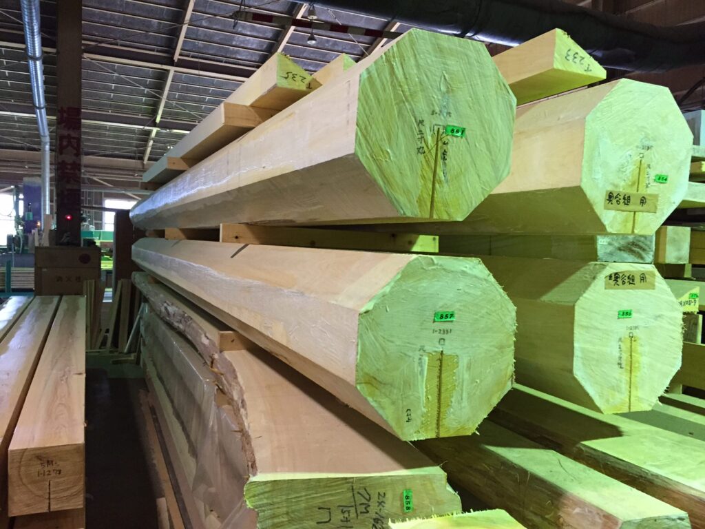 桑原木材の工場視察