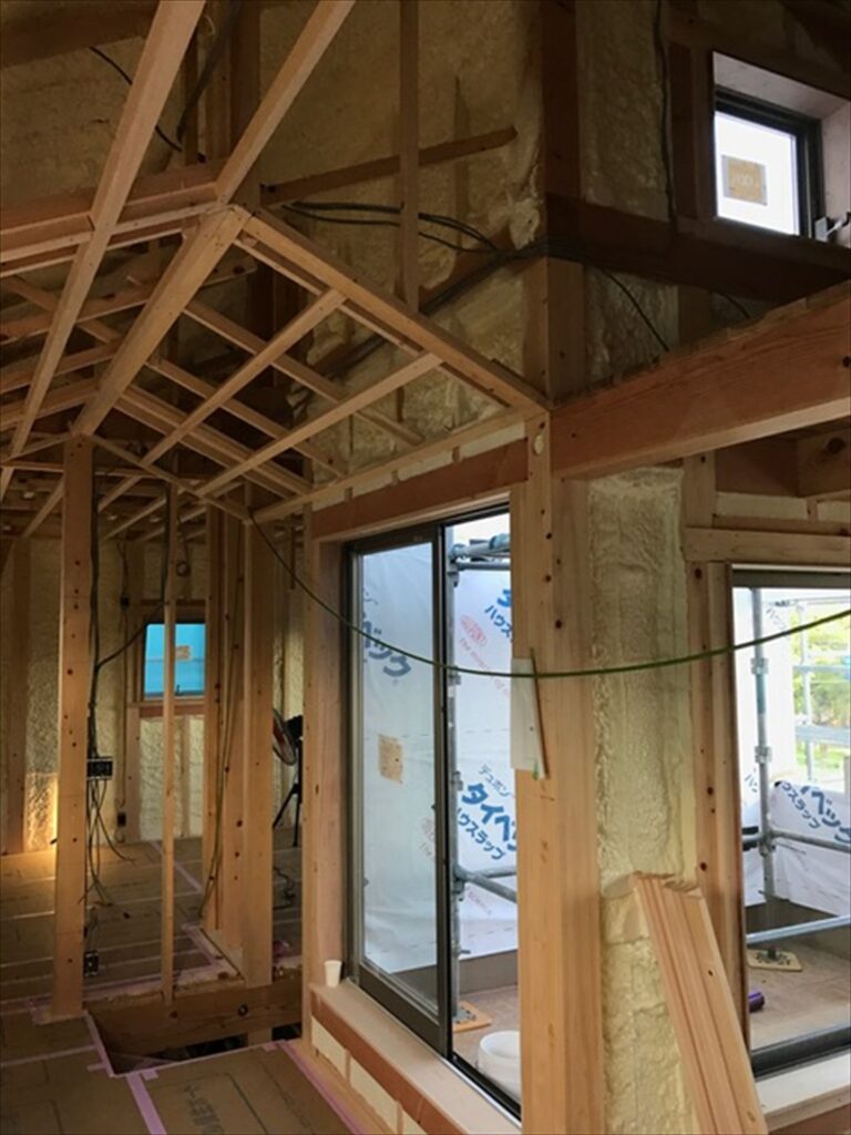 愛知県津島市　「神守の家」　木の家　現場