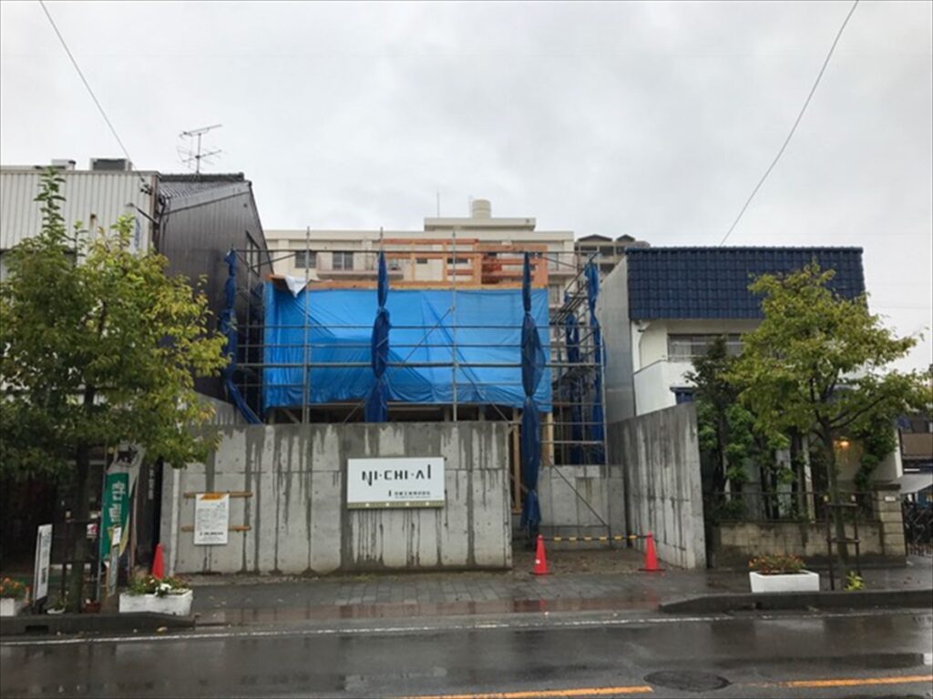 愛知県一宮市　「八幡の家」　木の家　現場