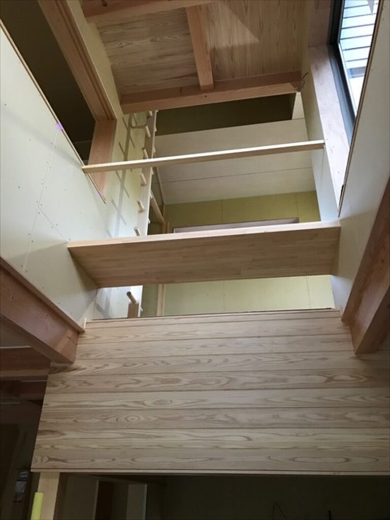 愛知県津島市　「神守の家」　木の家　現場