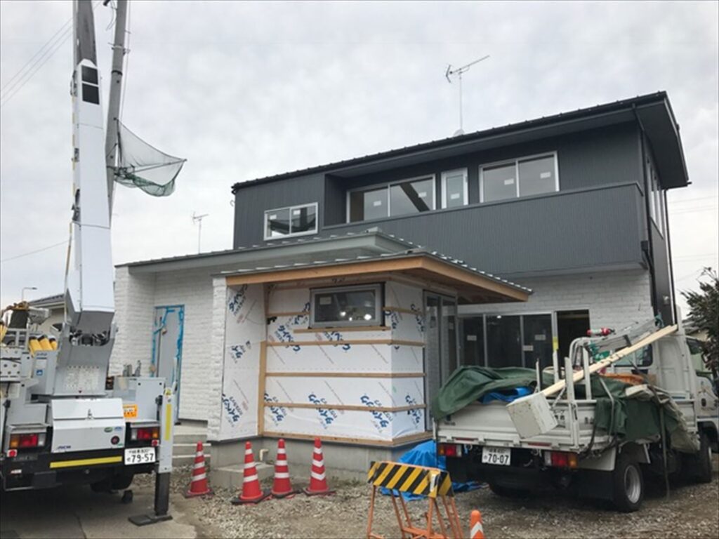 岐阜県岐南町　「徳田の家」　木の家　現場