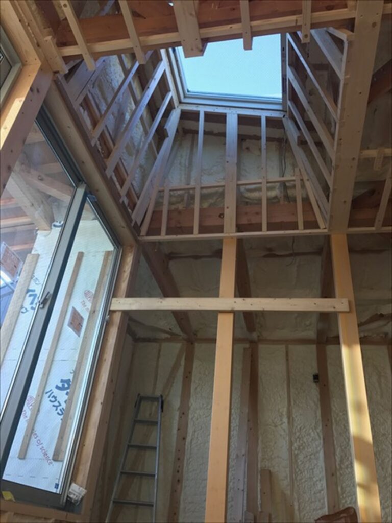 愛知県一宮市　「八幡の家」　木の家　現場