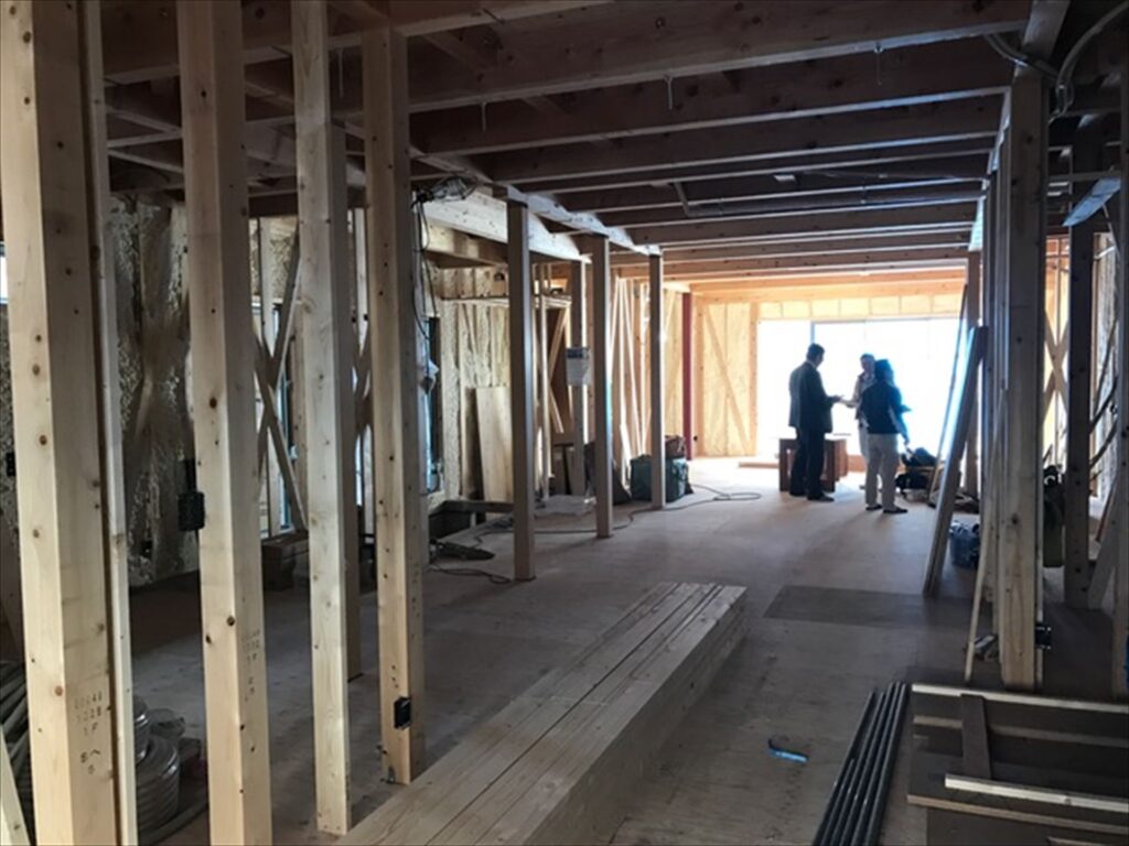 愛知県一宮市　「八幡の家」　木の家　現場