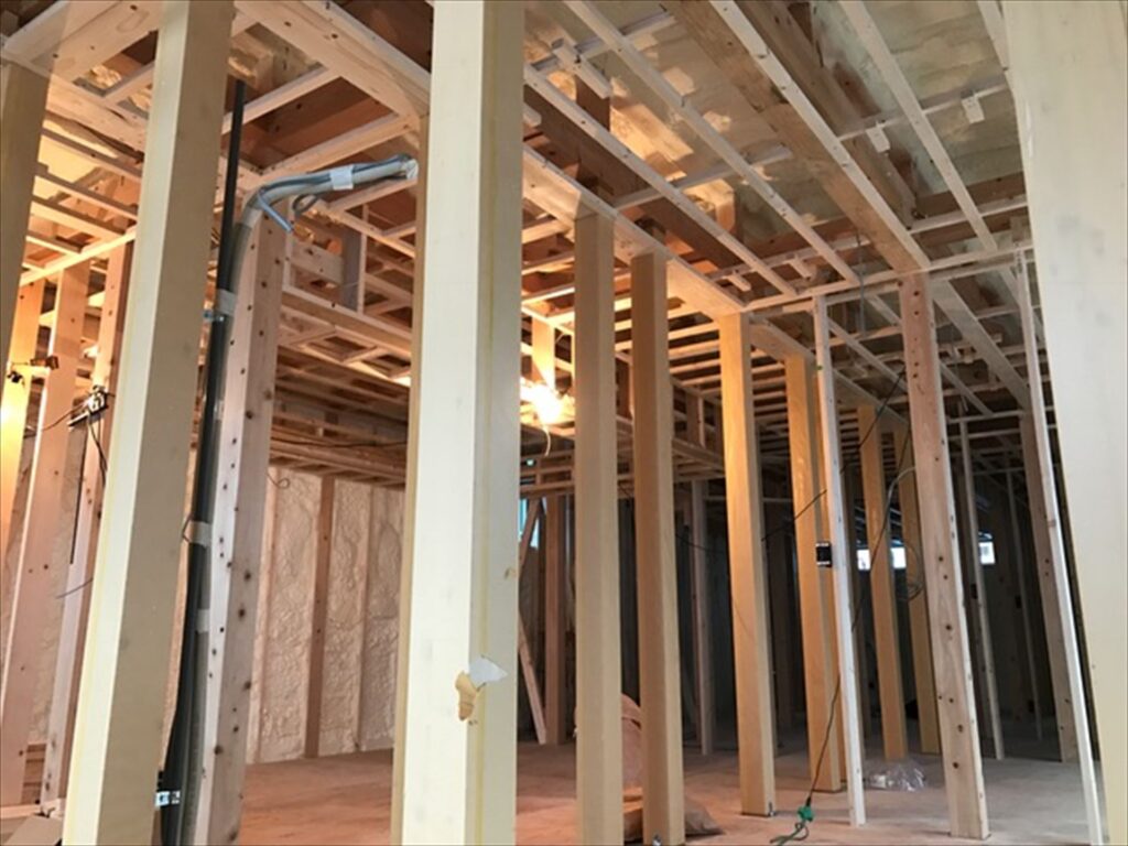 愛知県一宮市　「八幡の家」　木の家　現場