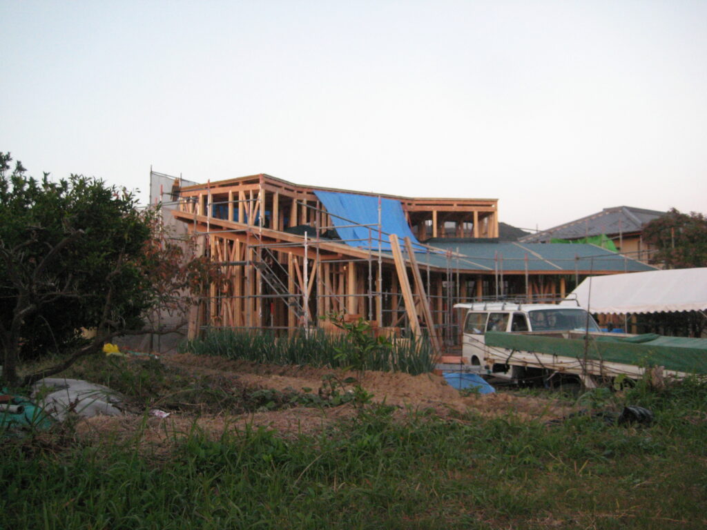 岐阜県各務ヶ原市「緑苑の家」木造住宅　構造見学可能です
