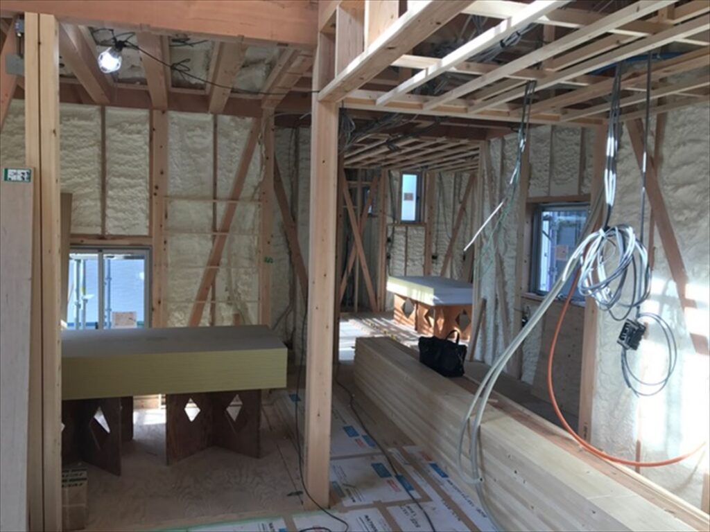 愛知県一宮市　「極楽寺の家」　木の家　現場