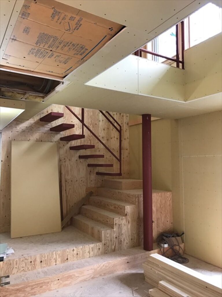 愛知県一宮市　「八幡の家」　木の家　現場