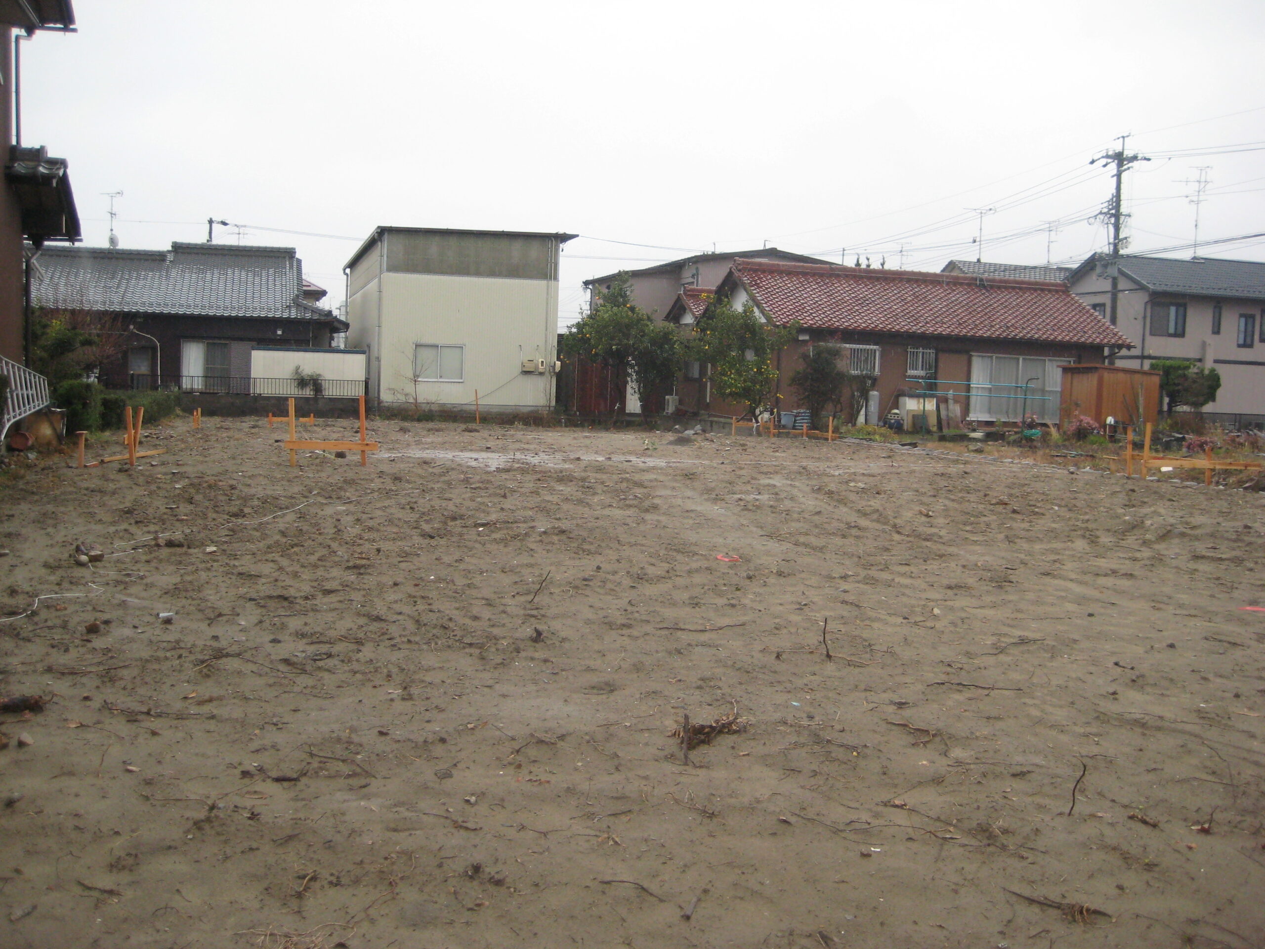 岐阜県羽島市「回光の家」木造住宅　配置確認