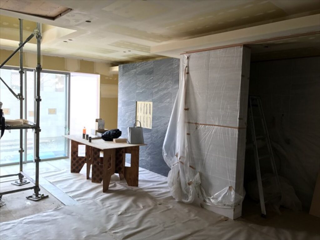 愛知県一宮市　「八幡の家」　木の家　現場