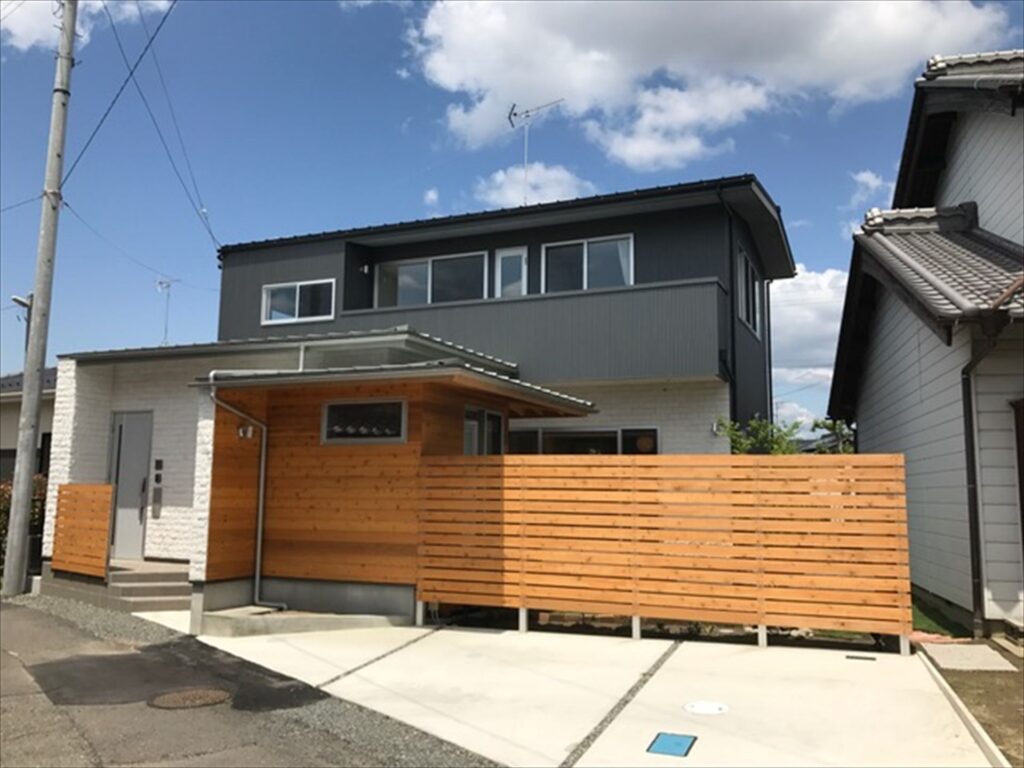 岐阜県岐南町　「徳田の家」　木の家　撮影