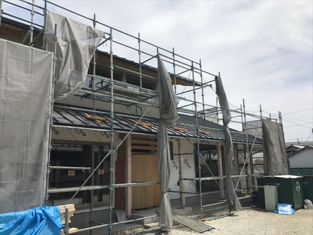 愛知県一宮市　「苅安賀の家」　木の家　現場