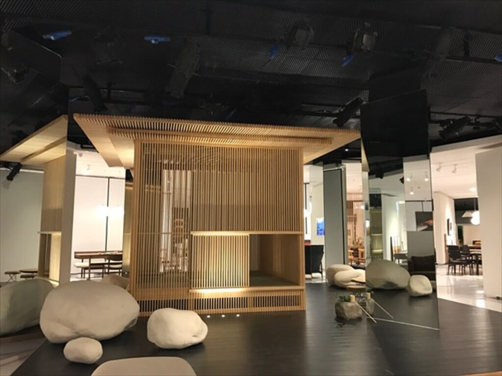 中国上海　「檜の茶室」　