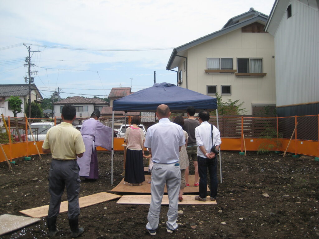 愛知県犬山市「古券の家」木造住宅　地鎮祭