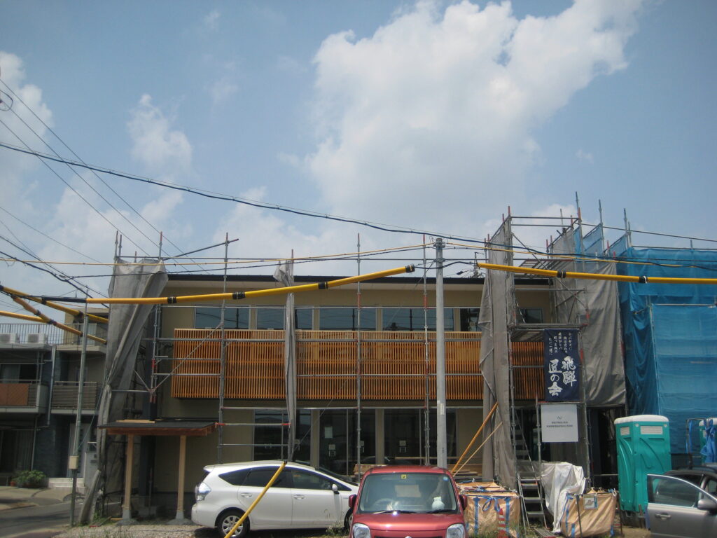 愛知県あま市甚目寺「大渕の家」木造２階建　２世帯　 現場