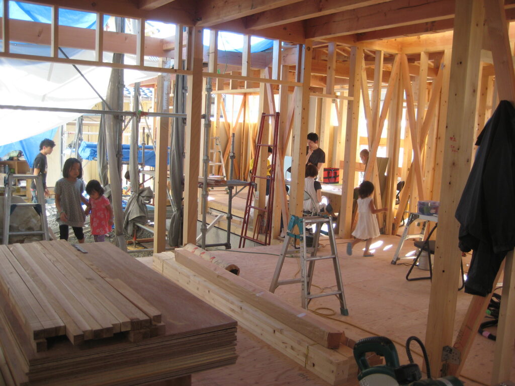 愛知県犬山市「古券の家」木造住宅　現場打合