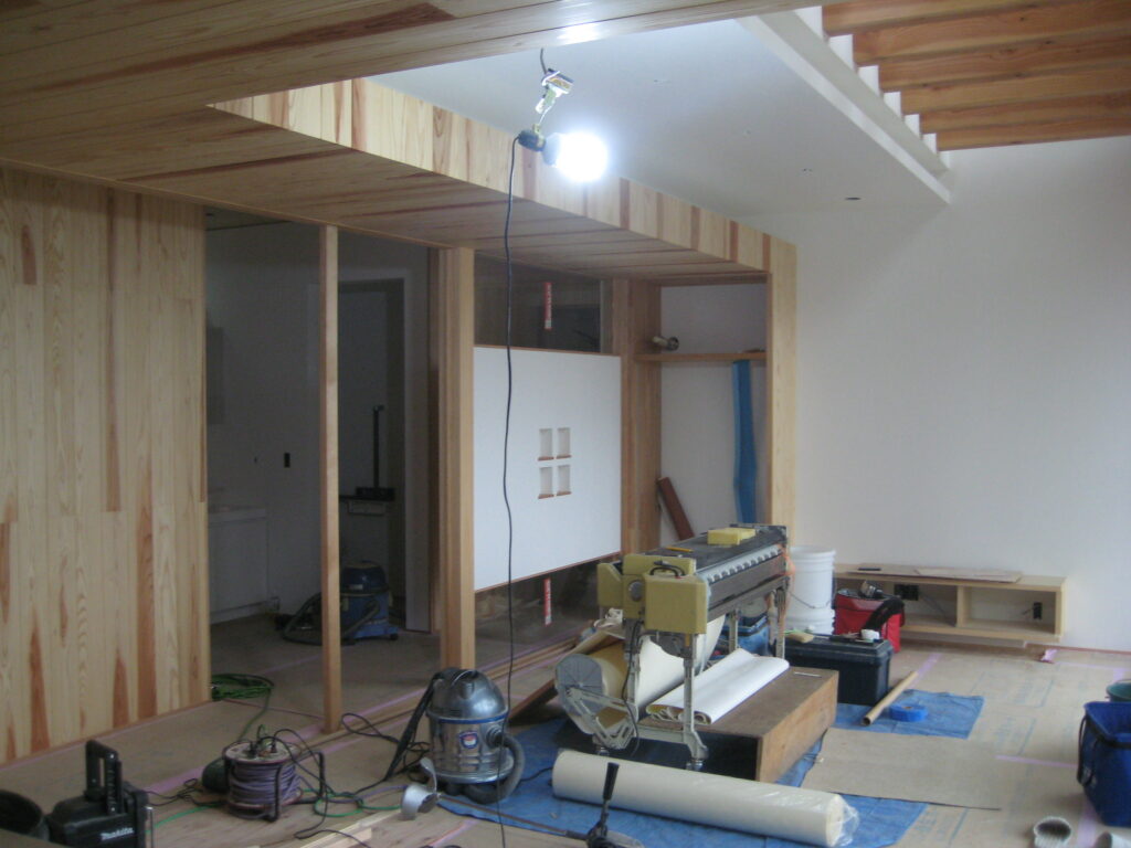 愛知県あま市甚目寺「大渕の家」木造２階建　２世帯 現場