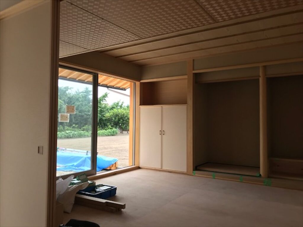 愛知県一宮市　「苅安賀の家」　木の家　現場