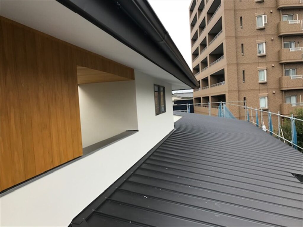 愛知県一宮市　「一宮のコートハウス」　木の家　現場