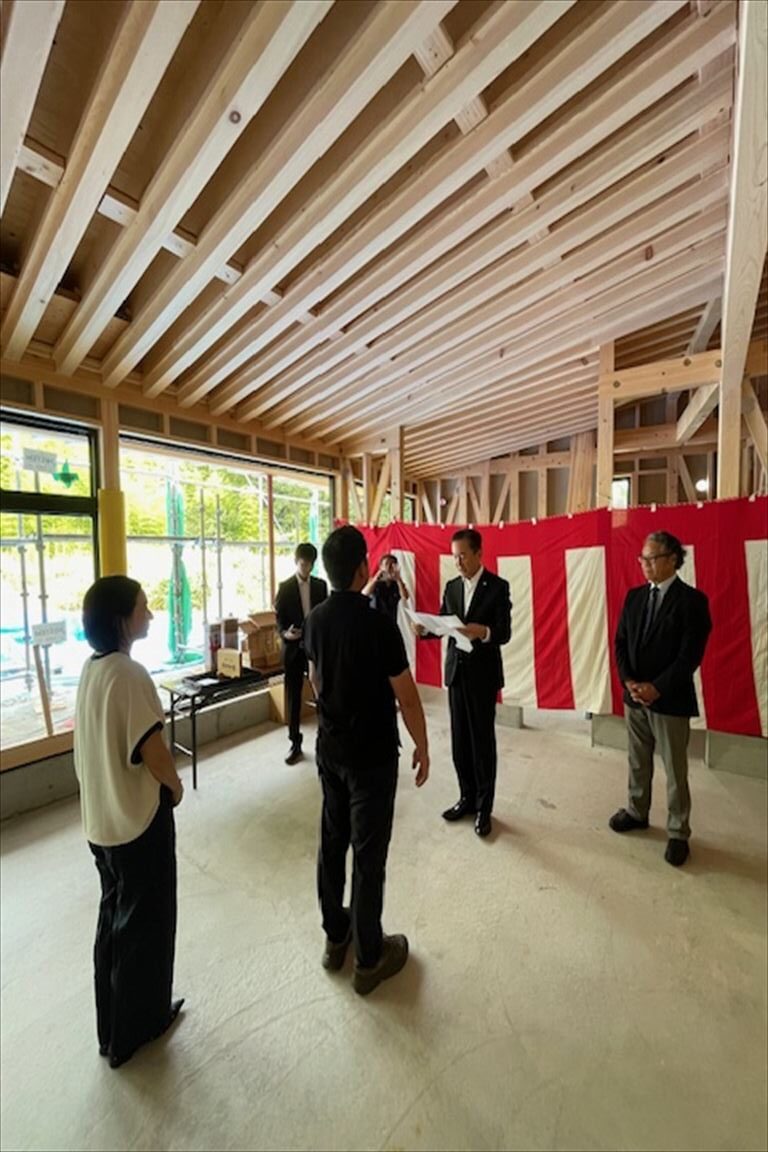 愛知県春日井市　「蕎席　雅山」上棟式