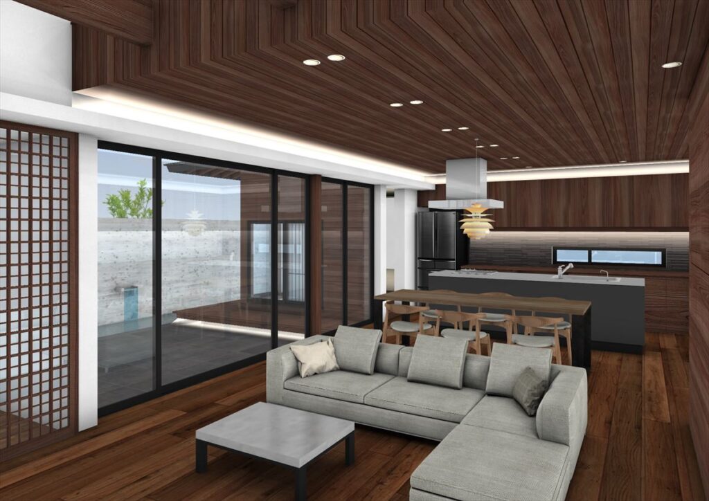 岐阜県養老町　「構の家」　木の家　現場